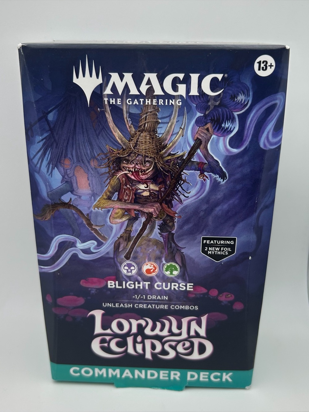 Magic The Gathering MTG  Lorwyn Eclipsed Commander Deck Blight Curse New Sealed